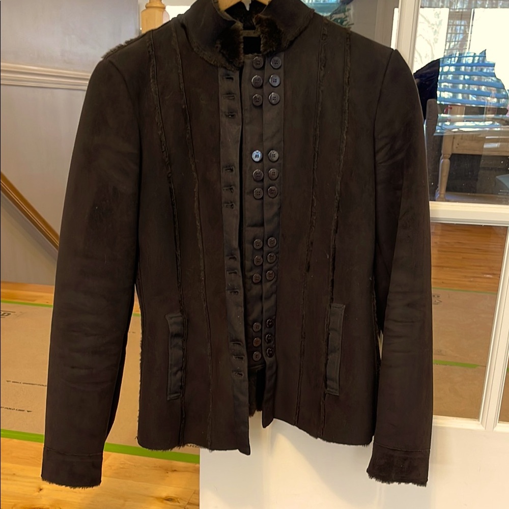 Chic Black Button-Up Jacket